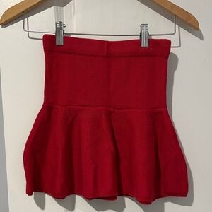 Abercrombie & Fitch Kids Vibrant Red Skater Skirt Size M